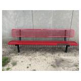 8ï¿½ Metal Bench W/Plastic Coating - South Side of