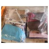 2 Bag of large fabric remnants