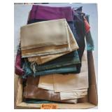 Satin fabric remnants
