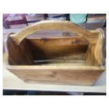 Wooden tool tote