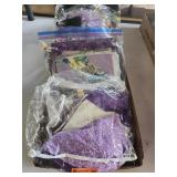 Fabric square pieces