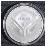 1 oz. t. .999 Fine Silver 'Dune' Round