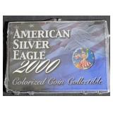 2000 American Silver Eagle-Colorized
