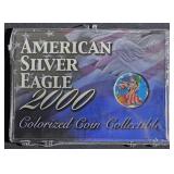 2000 American Silver Eagle-Colorized