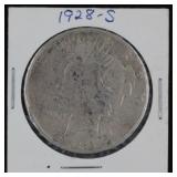 1928-S Peace Silver Dollar