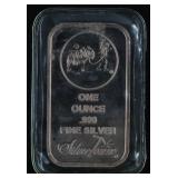 1 oz. .999 Fine Silver 'SilverTowne' Bar