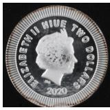 1 oz. t. .999 Fine Silver 'Athena Owl' Niue Coin