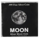7.7 G .999 Fine Silver 'moon' Round
