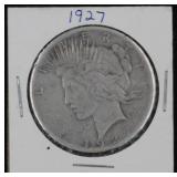 1927 Peace Silver Dollar