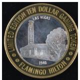 .6 oz. t. .999 Fine Silver $10 Vegas Gaming Token