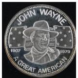1 oz. .999 Fine Silver 'John Wayne' Round