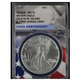 2026 ANACS MS70 American Silver Eagle