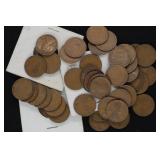 1920's Wheat Pennies(~45)