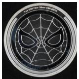 1 oz. .999 Fine Silver 'Spiderman' Round