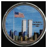 2001 Colorized American Eagle-9/11 Commem.