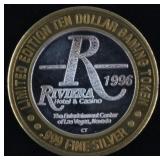 .6 oz. t. .999 Fine Silver $10 Vegas Gaming Token