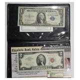 Obsolete Bank Notes: '35 Silver Cert, '62 $2 Note