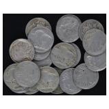 20x FULL/PARTIAL Date Buffalo Nickels