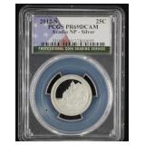 2012-S PCGS PR69DCAM Acadia NP Silver 25C