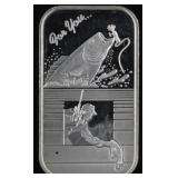 1 oz. .999 Fine Silver 'Fishing' Bar