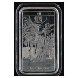 1 oz .999 Fine Silver 'VII The Chariot' Bar