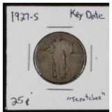 1927-S Standing Liberty Quarter(KEY DATE)