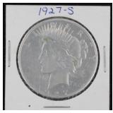 1927-S Peace Silver Dollar