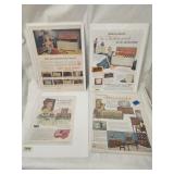16 Vtg. Magazine Furniture Advertising Pages