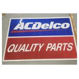 Vtg. ACDelco Quality Parts Sign