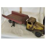 Vtg, Pressed Steel Dump Truck John C. Turner Co.