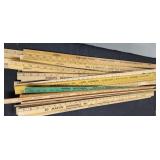 Vtg Advertising  Yard Sticks over 30