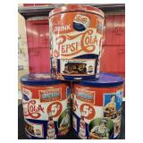 3 Vtg, Pepsi tin can