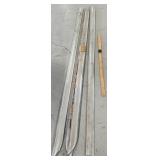 4 Vtg. Automotive Chrome Trim Fenders or Rocket