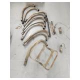 10 Vtg. Motorcycle exhaust, Vtg. Motorcycle