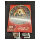 Vtg. Coca-Cola 500 piece Puzzle, Schuco Edition