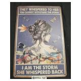 Decorative metal sign