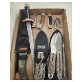 Sog. Throwing knives , Marbles Hunting Knive