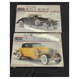 2 Classic Monogram model cars Rolls