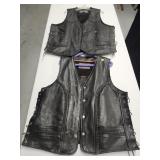 Unix Ultra size L Black Leather Vest, Dream