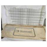 Vtg. Metal Grille Replacement Part