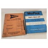 Vtg. Mopar Parts Price List Book, Vtg. Mopar