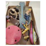 Vtg. Pull Toys, Vtg. Pressed Steel Streamline