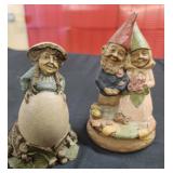 Vtg, Tom Clark Bride & Groom Gnome Figure,