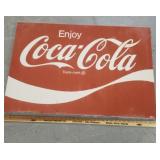 Vtg Metal Coca-Cola  Sign