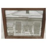 Vtg. Black & White Photograph of 1938 store