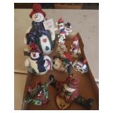 Plush Snowman figures,  Snowman Resin figures