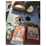 Christmas Decorations, Snowman Candle Holder,