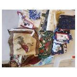 Container Full of Fabric Remnants & Pieces