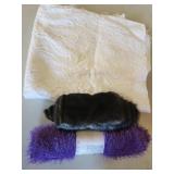Eyelash fabric Remnants,  Fur fabric Remnants,
