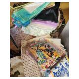 Sterilite storage container full of Fabric